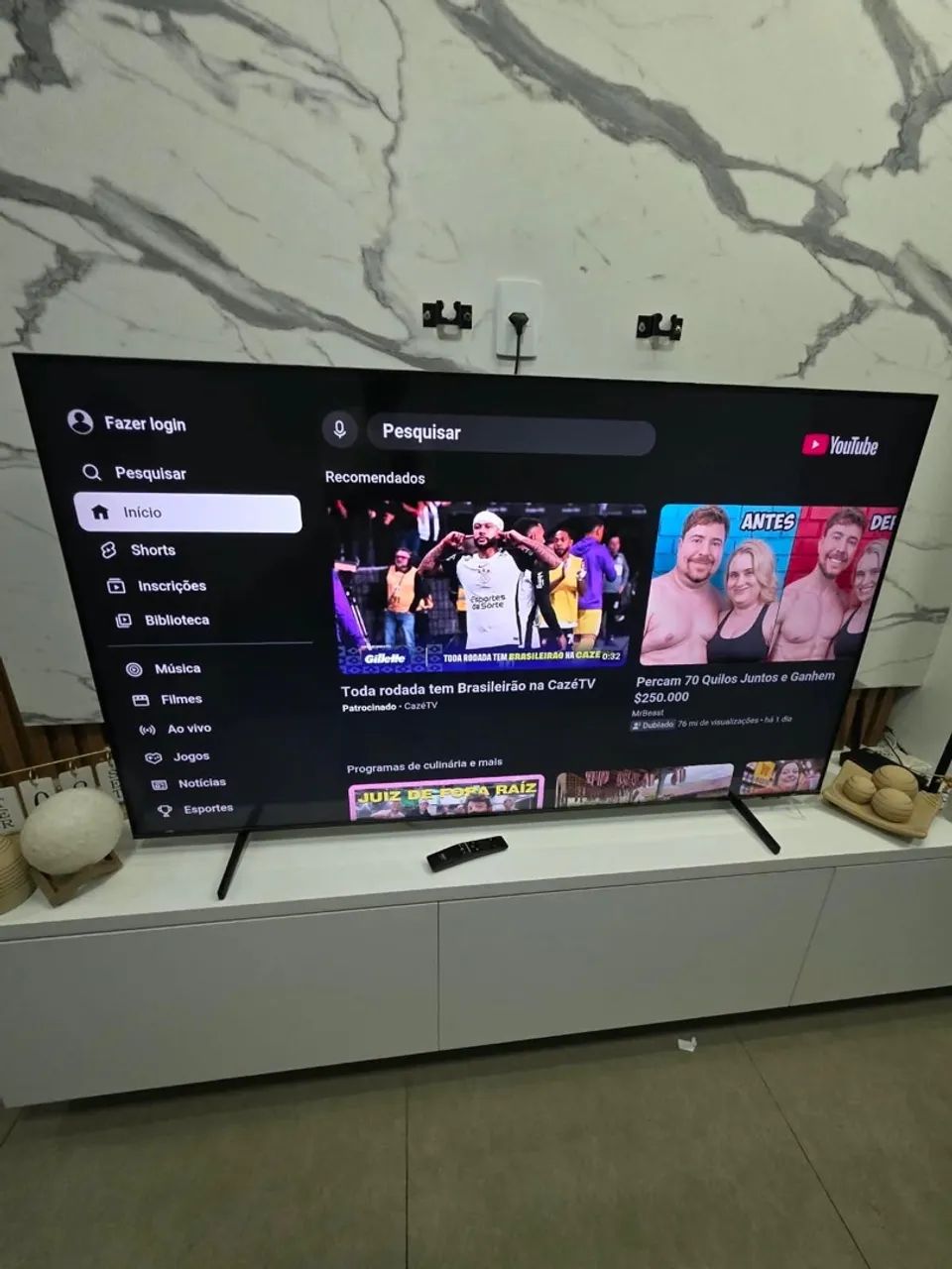 TV SAMSUNG 65 POLEGADAS  CRYSTAL UHD 4K - Foto 3