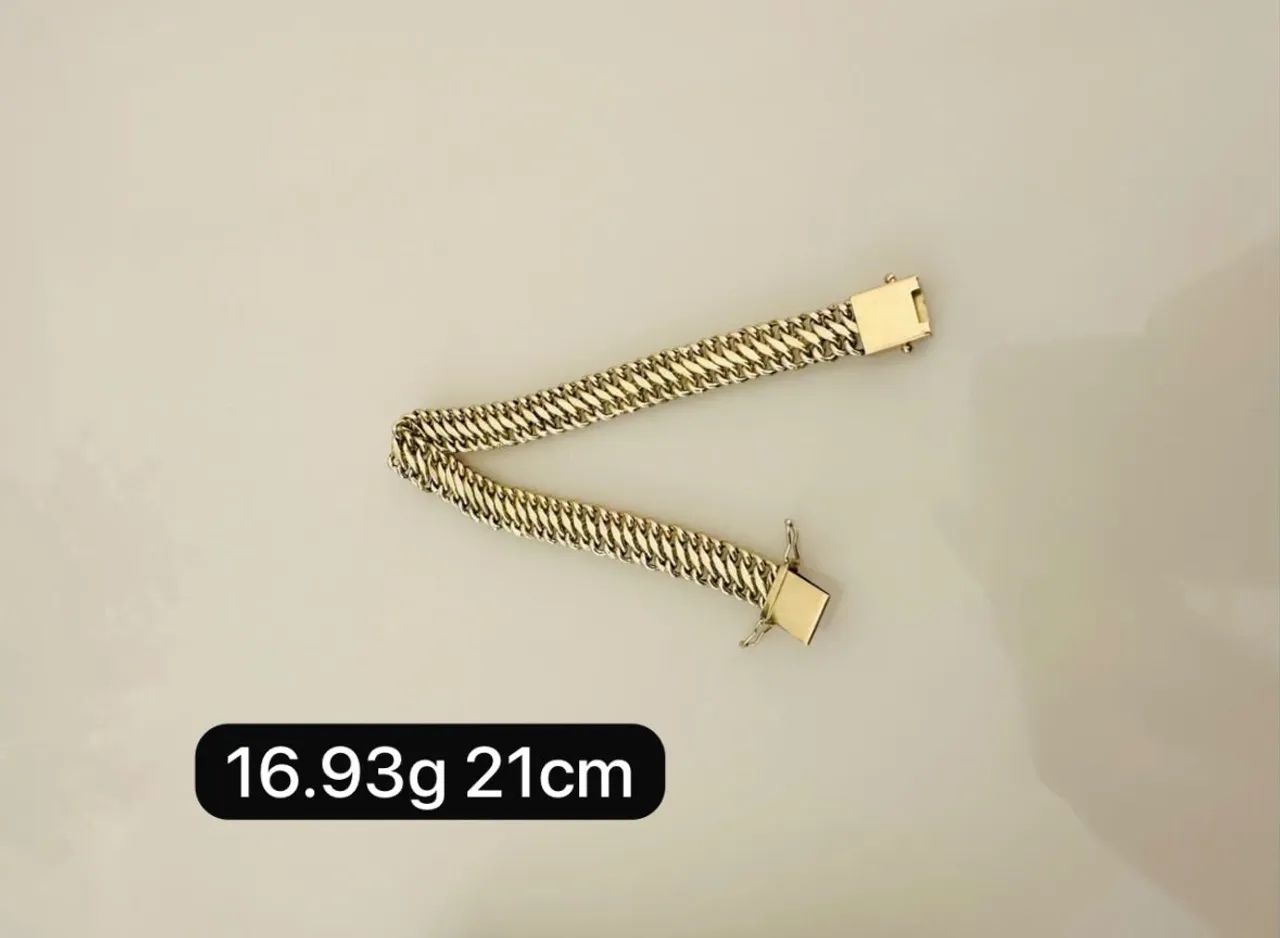 Pulseira de ouro 18k 