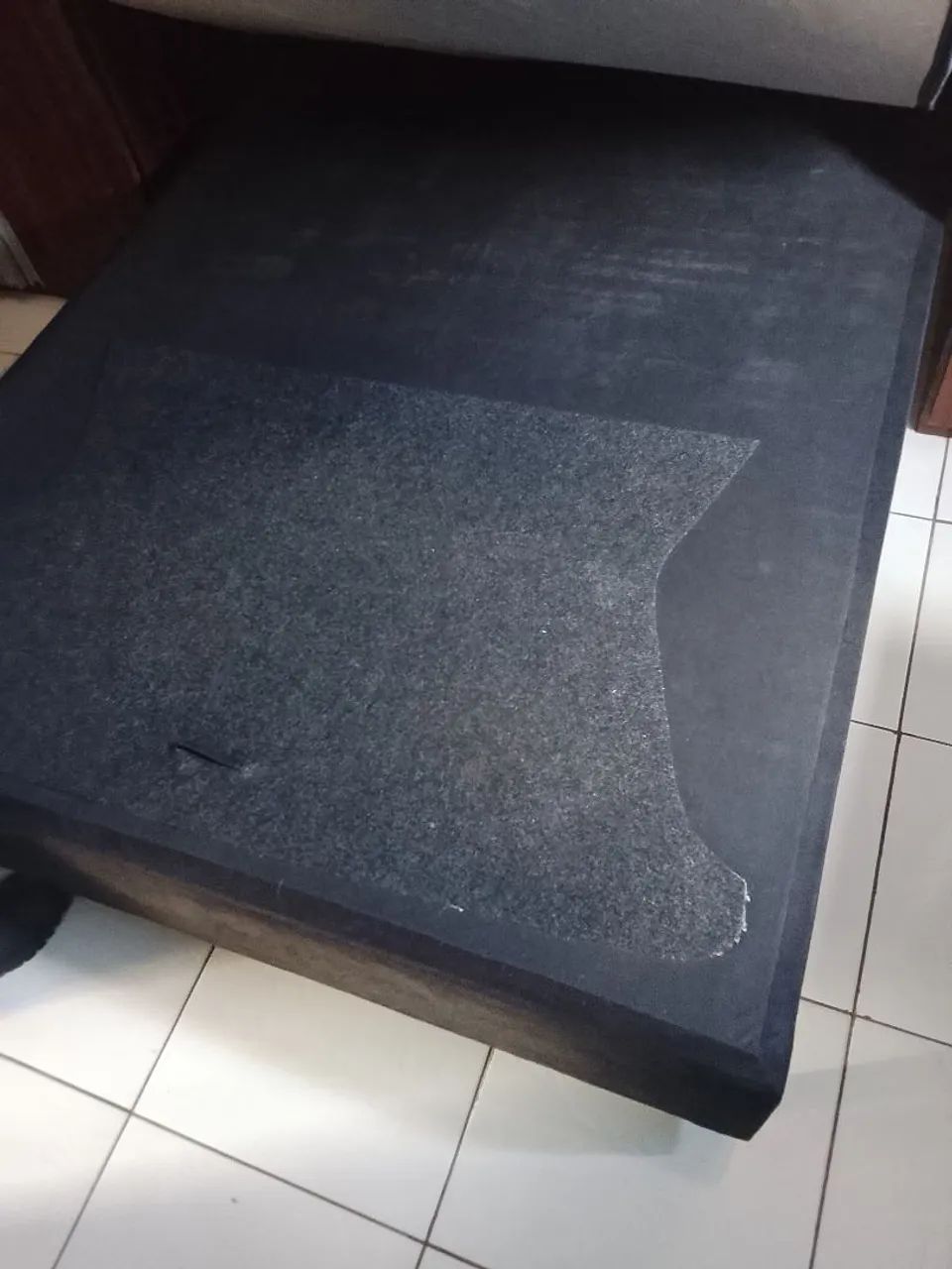 Cama box com colchão 
