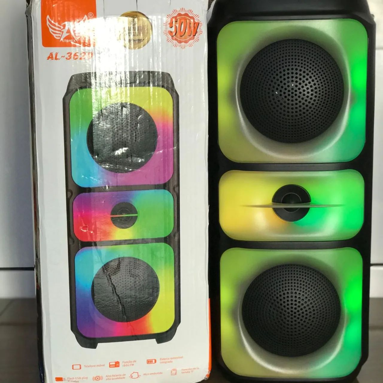 CAIXA DE SOM BLUETOOTH NOVA