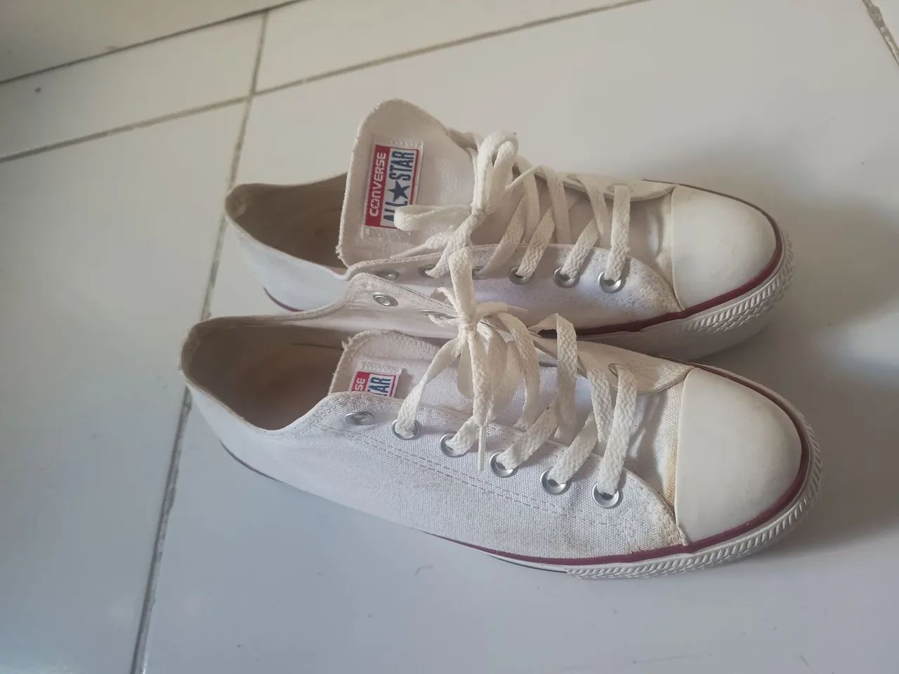 ALL star plataforma branco - Foto 2
