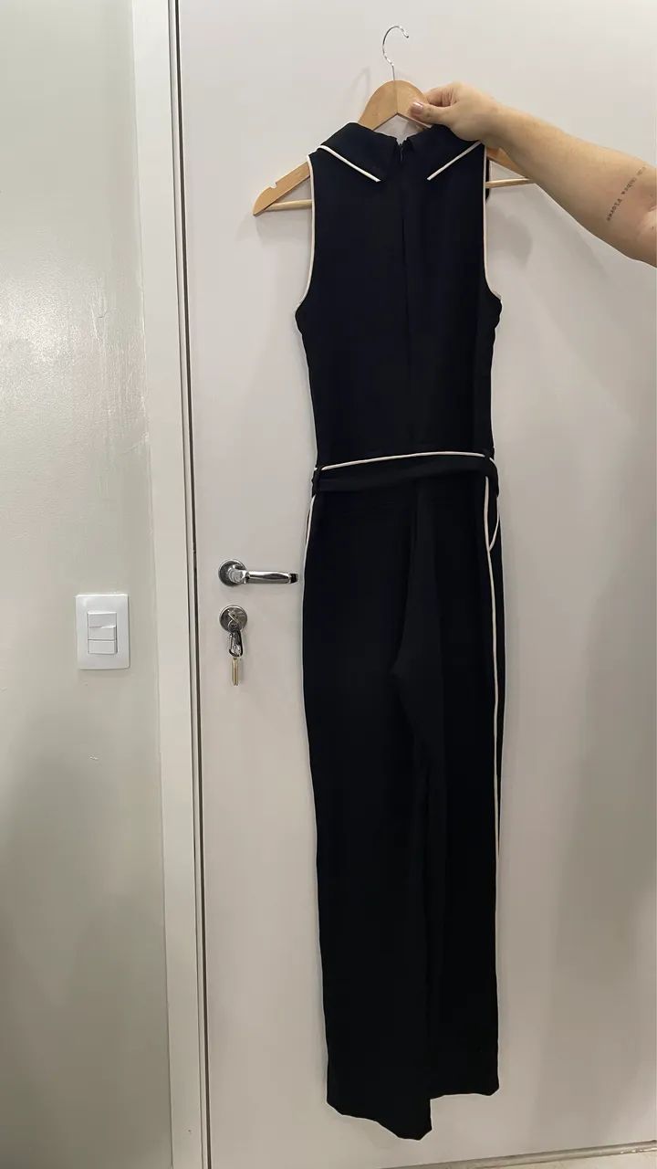 Macacão Feminino Preto Elegante P/M  - Foto 3
