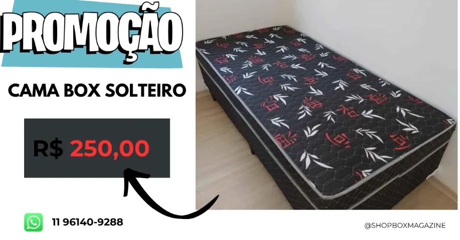 cama box solteiro