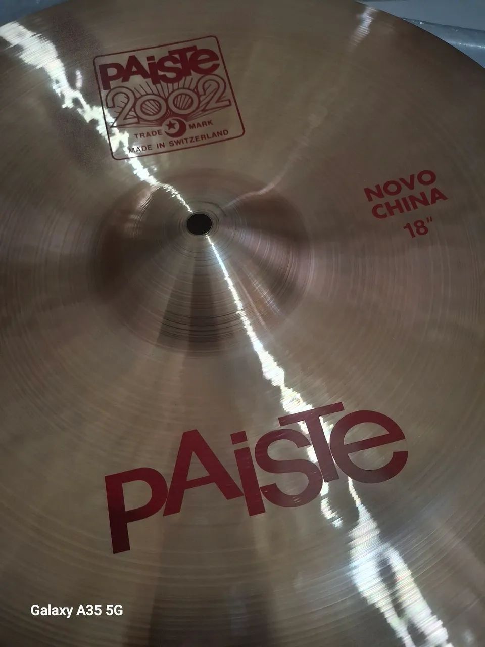 Prato paiste novo china de 18 - Instrumentos musicais - Novo