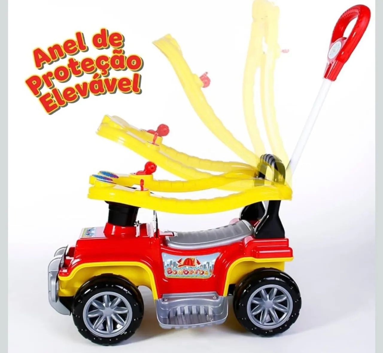 Carrinho Com Chassis Jip Jip Bombeiro - Foto 3