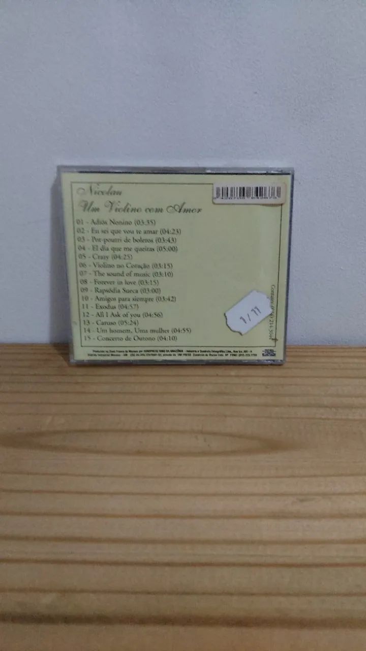 CD Nicolau Sulzbeck - Um Violino Com Amor - Foto 3