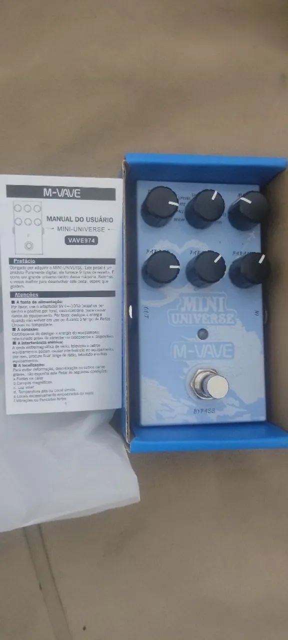 Pedal Reverb Miniuniverse Mvavi - Foto 4
