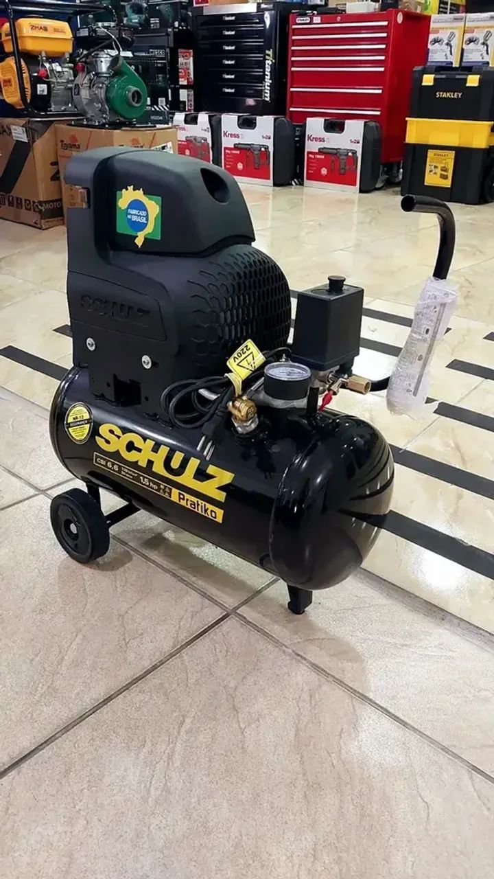 Compressor de ar 20L 1.5hp 120psi Schulz (Novo) - Foto 4