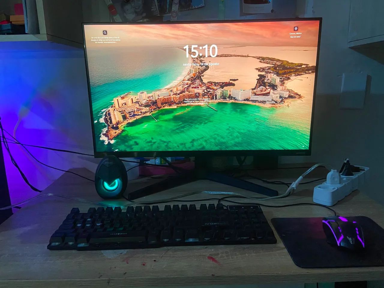 Desktop Ryzen 5 4600G  +  Monitor 24'