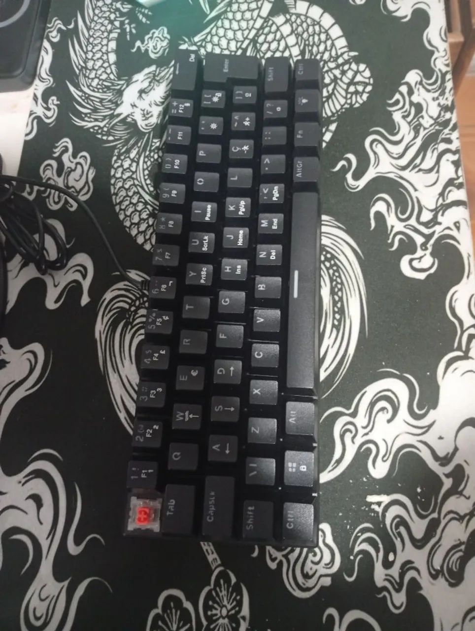Teclado mecânico 60% swit red - Foto 2