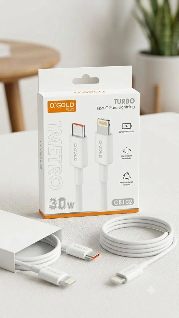 Cabo Tipo-C para Lightning (30W)