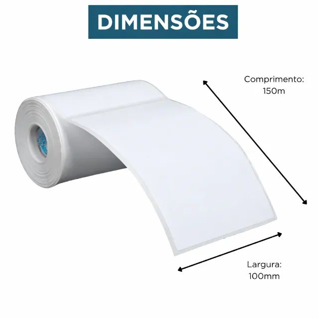 Etiqueta Térmica 100x150mm IT-P200 Rolo 200 Etiquetas Para Impressora Correios pode retira