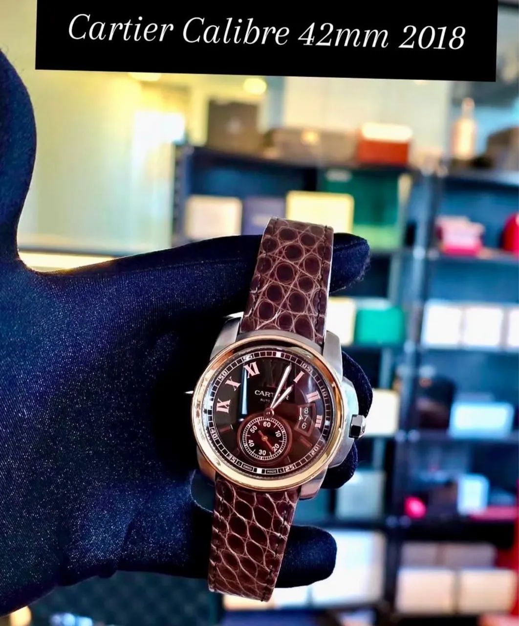 Relógio Cartier Calibre 42mm 2018 - Foto 3