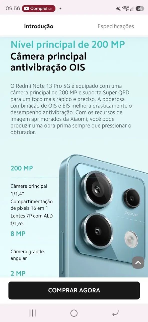 Redmi Note 13 Pro 5G 512gb 12gb 200mp - Foto 5