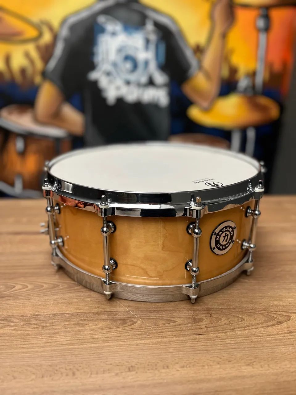 Caixa Nagano Studio Work Birch 14x5,5 Com Aros Die Cast - Foto 3