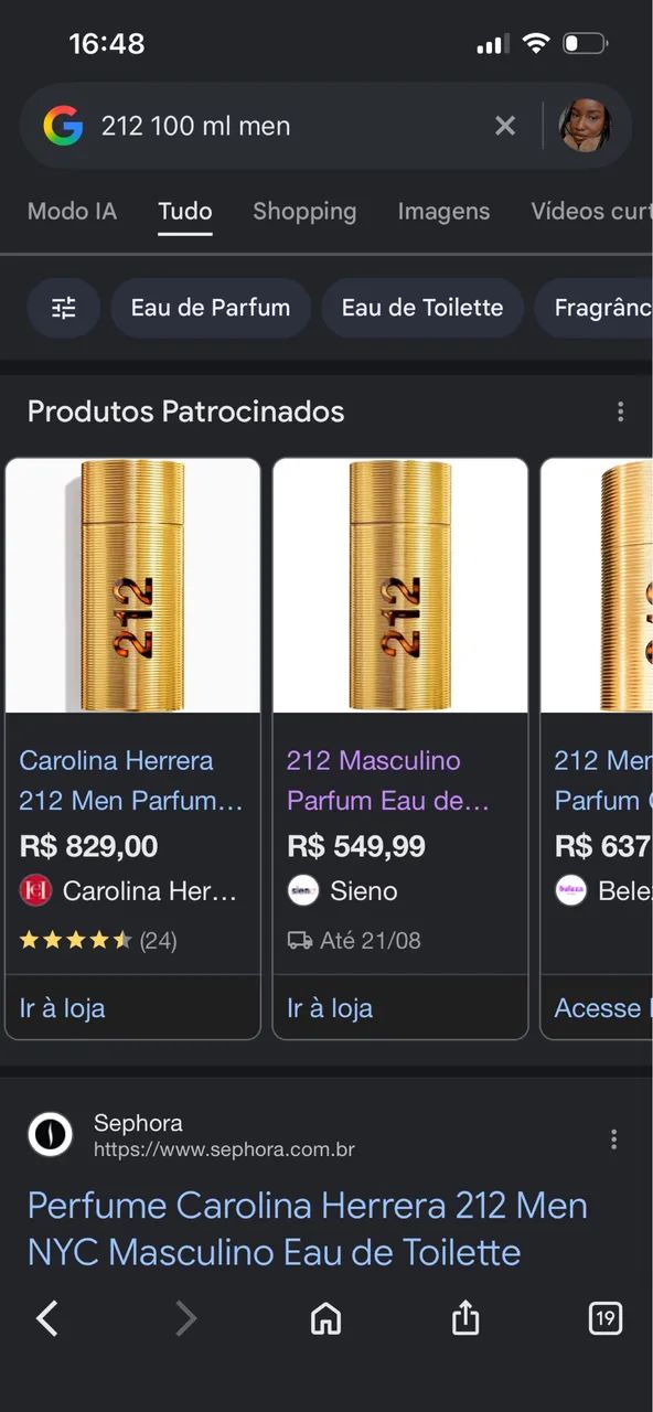 Perfume Carolina Herrera 212 NY Lacrado  - Foto 3