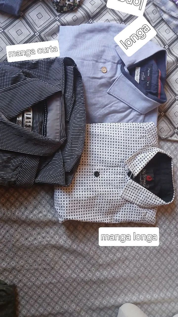 BLUSAS SOCIAL MASCULINA - Foto 2