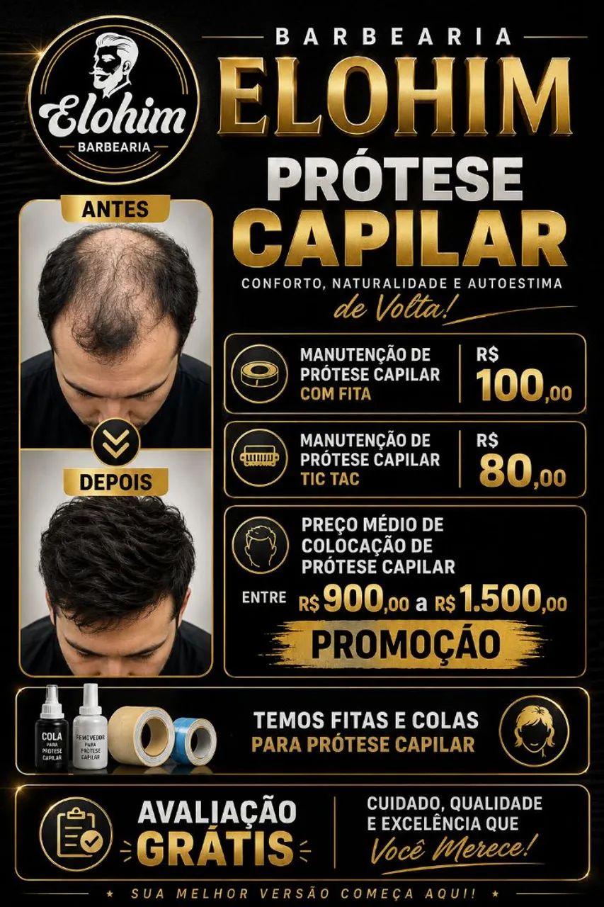 prótese capilar '
