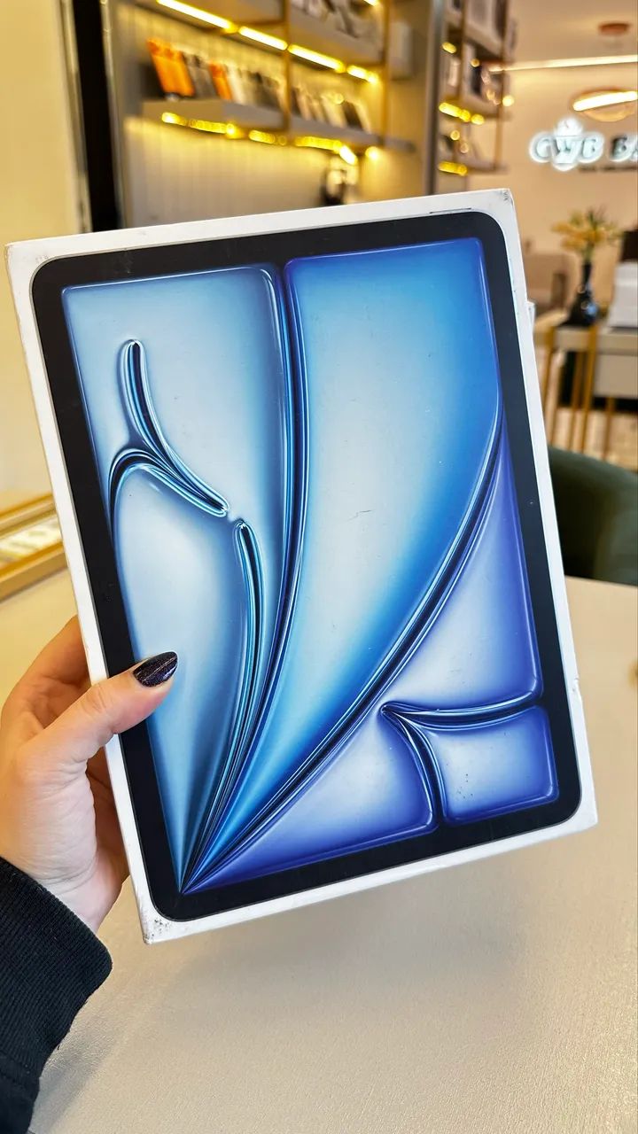 IPAD AIR M4 128GB WI-FI 11 POLEGADAS BLUE NOVO LACRADO / L0JA FÍSICA  - Foto 2