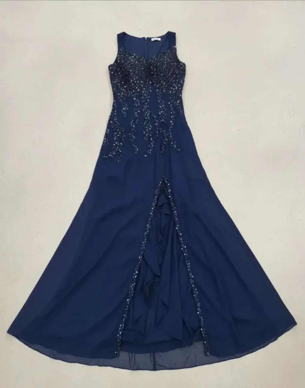Vestido Azul Bordado Lindíssimo  - Foto 5
