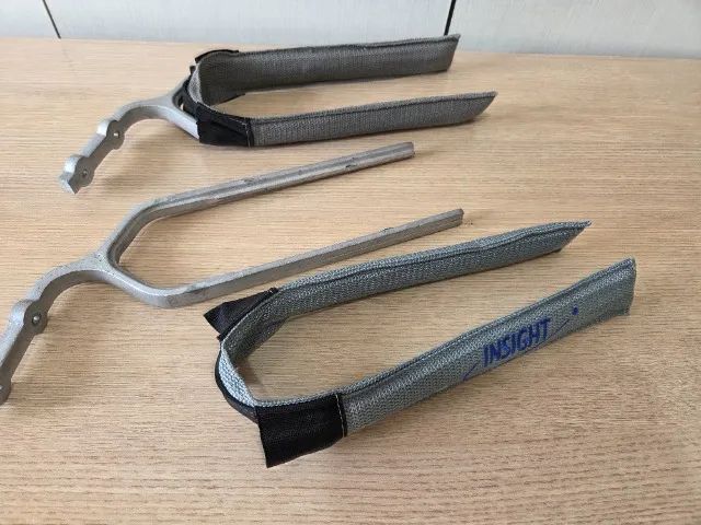 2 pares de suporte para prancha para parede e bicicleta - Foto 2