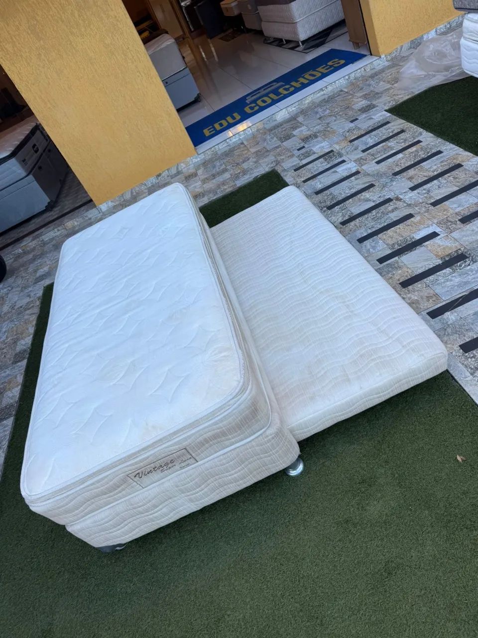 Bicama de solteiro com cama auxiliar usada - Entrego!  - Foto 3