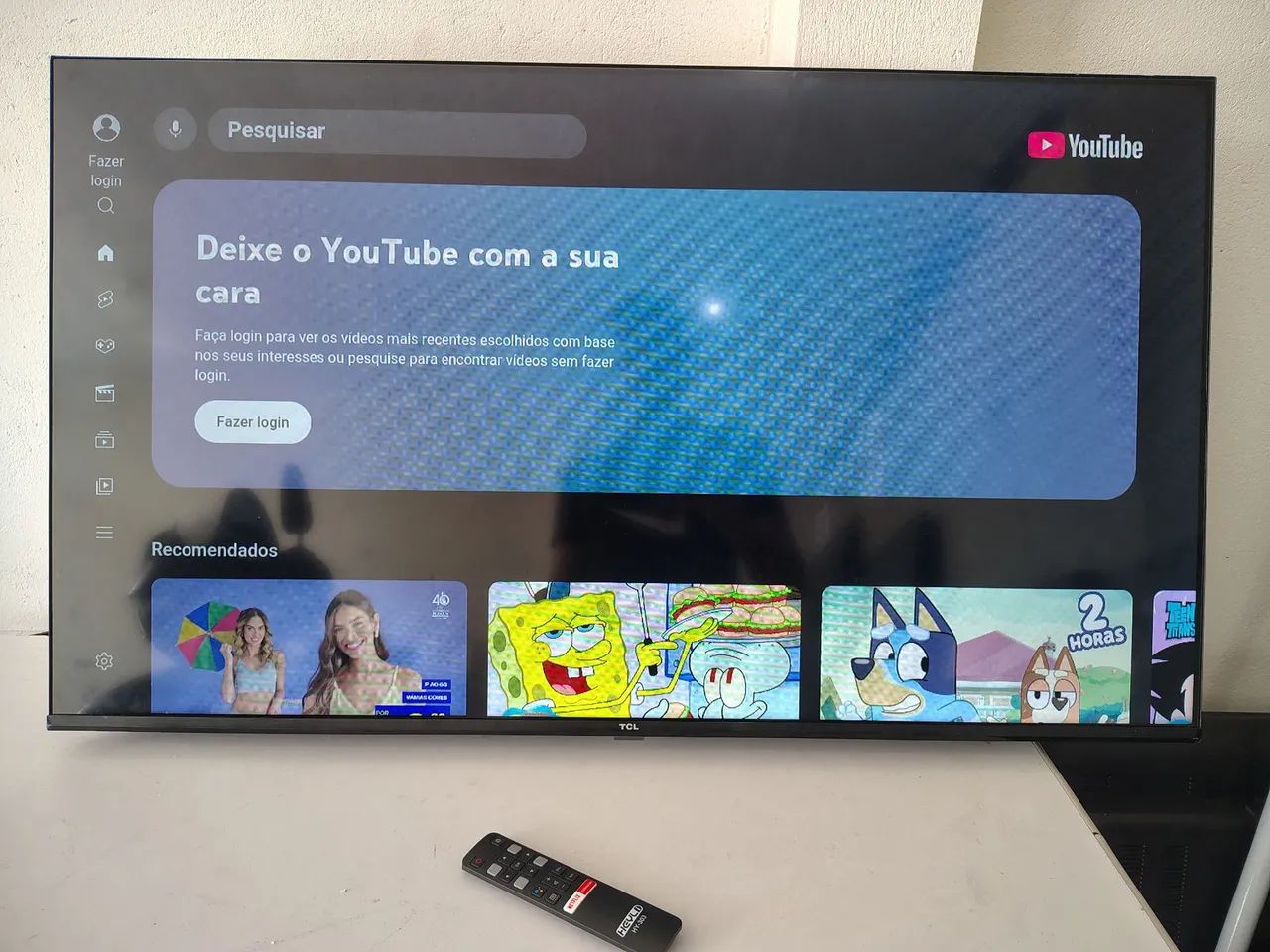 Tv 43 TCL Android 4k ultra hd ( semi nova ) - Foto 2