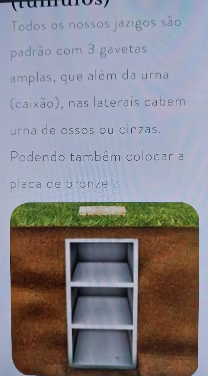 Jazigo 3 gavetas - Foto 4