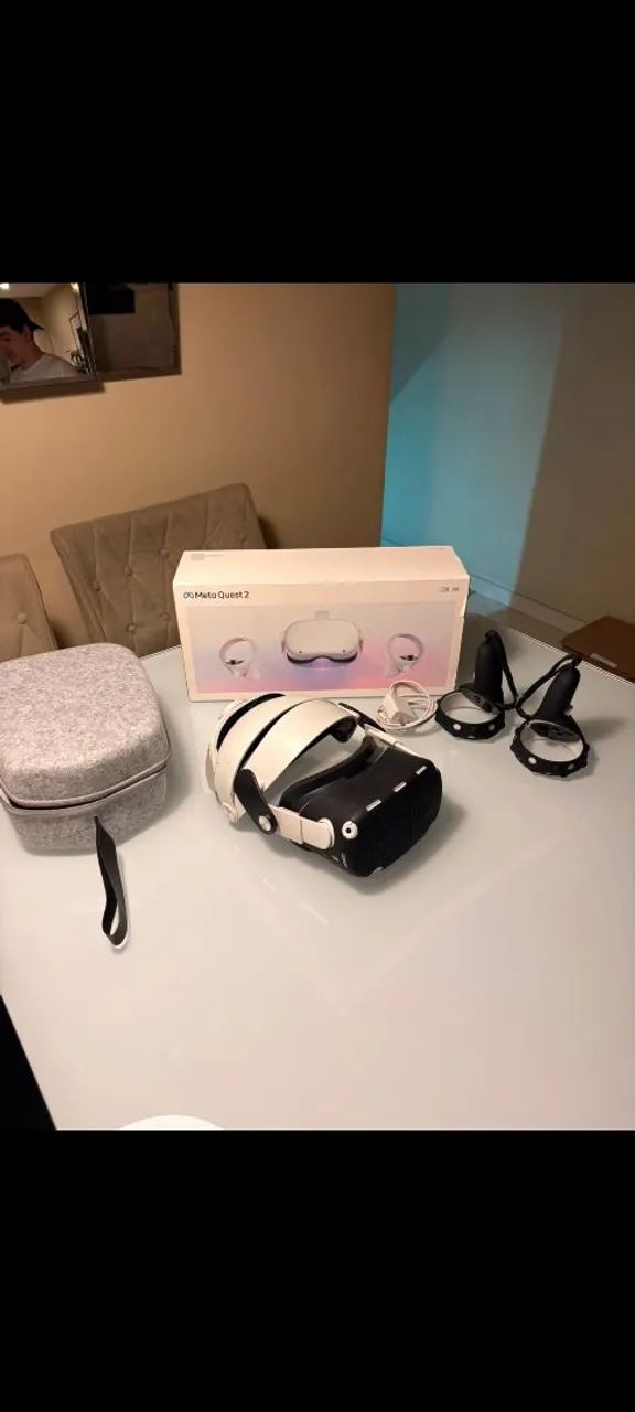 Oculos VR Meta Quest 2 128gb IMPECÁVEL 