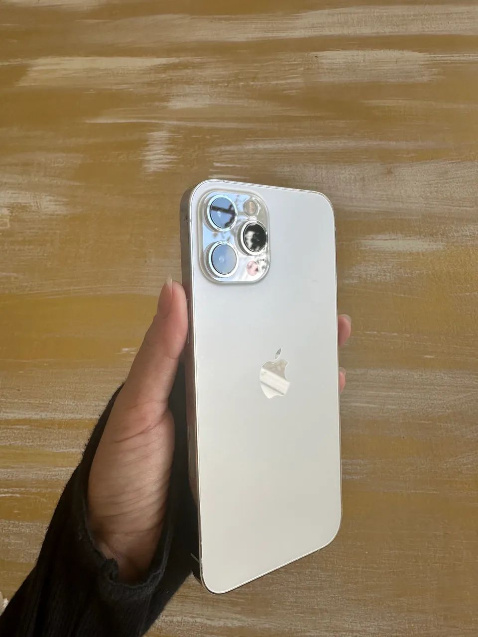 iPhone 12 Pro Max 128GB branco/prata - Foto 3
