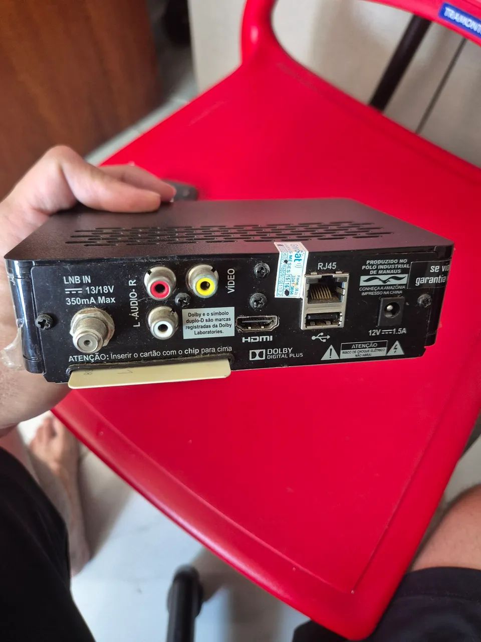 Antena OITV LIVRE com receptor e controle remoto - Foto 5