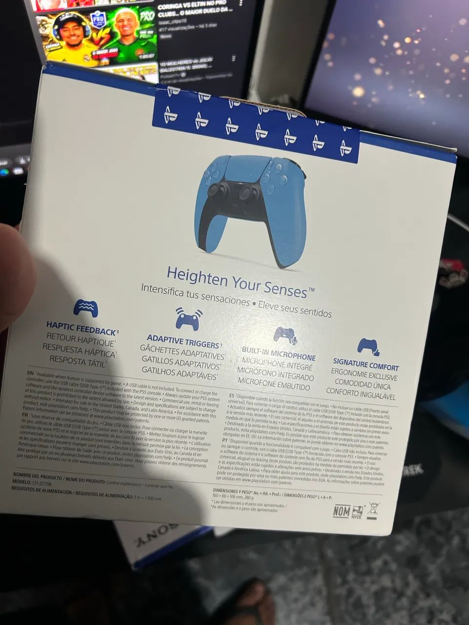PlayStation 5 Joystick Starlight Blue - Foto 3