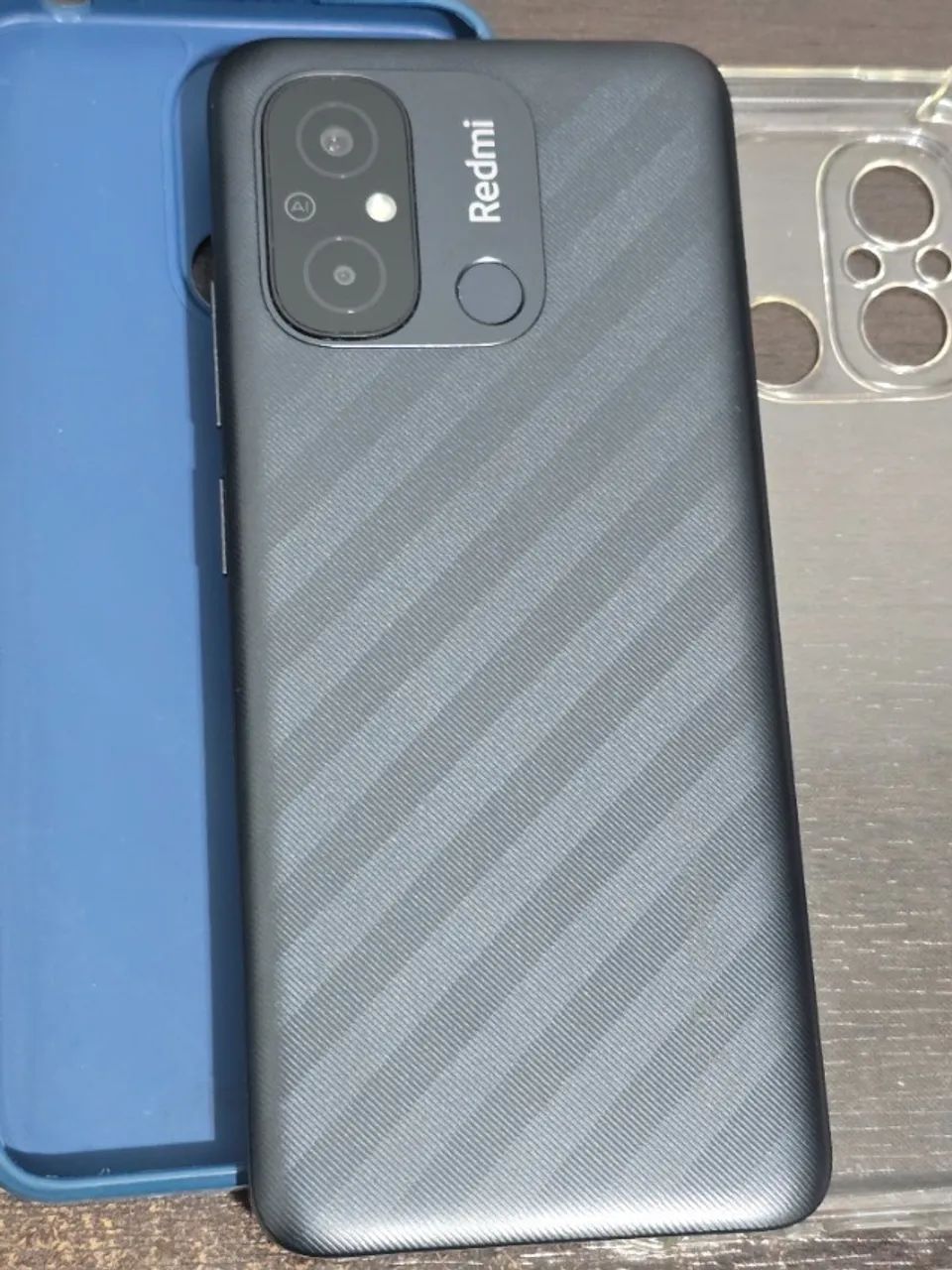Celular Redmi 12C impecável com acessórios