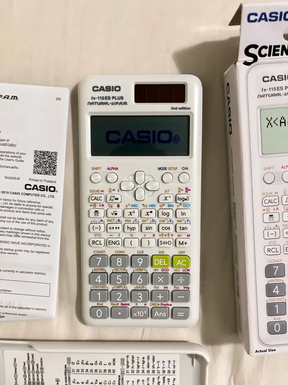 Calculadora científica Casio FX-115ES Plus Branca