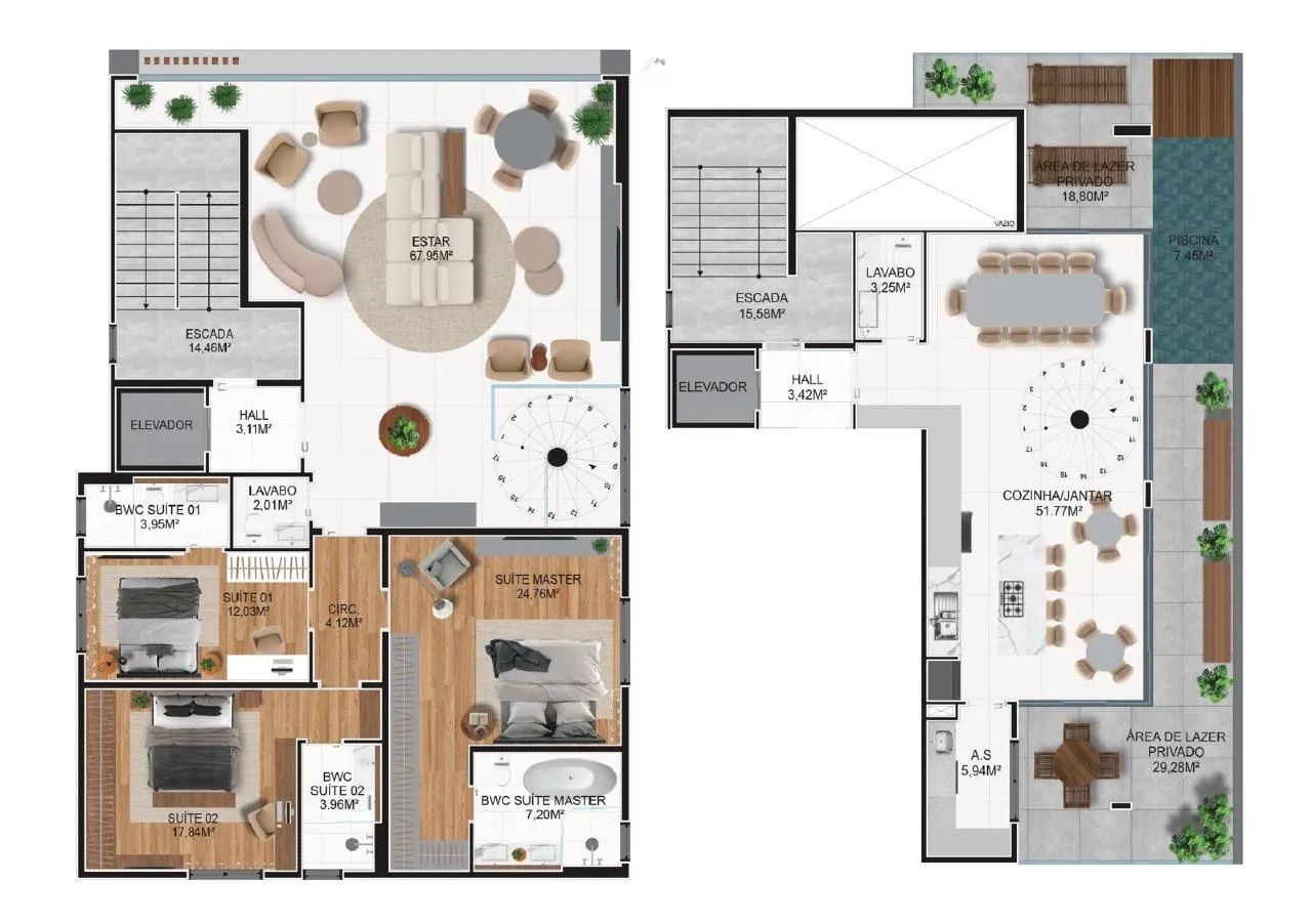 Apartamento à Beira-Mar com 3 Suítes e Churrasqueira - Foto 4