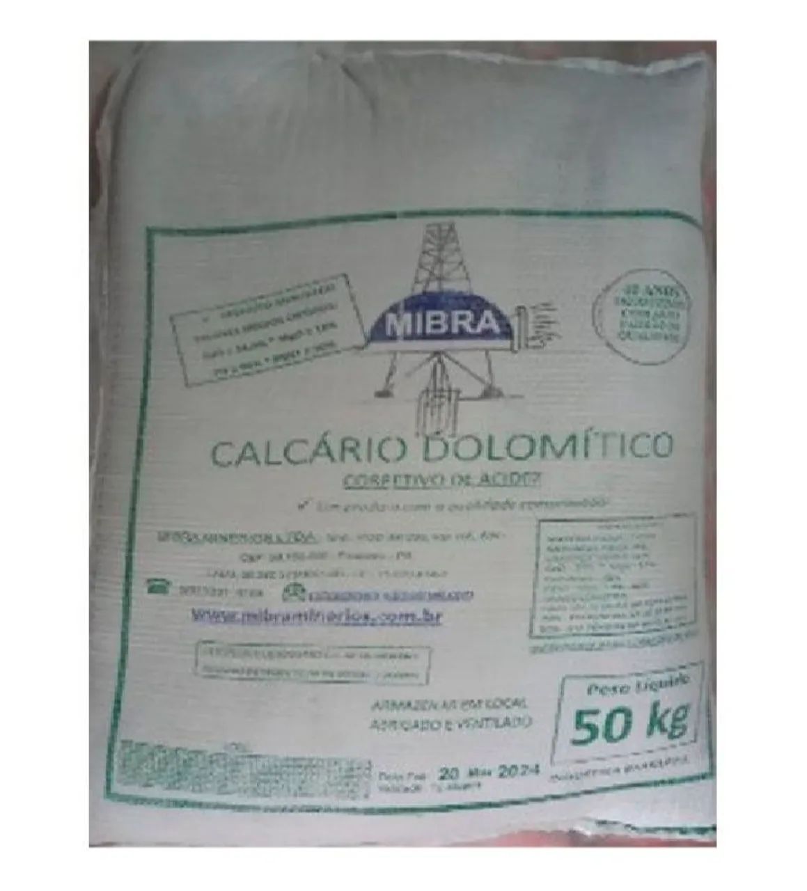 Calcário Dolomitico 50 kg