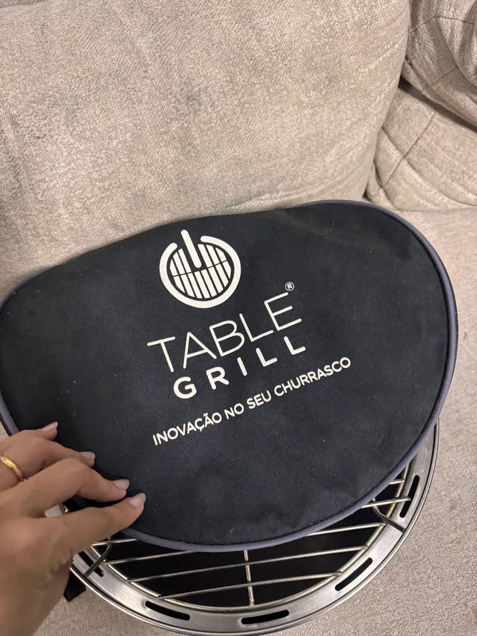 Churrasqueira table grill funcionando perfeitamente  - Foto 3