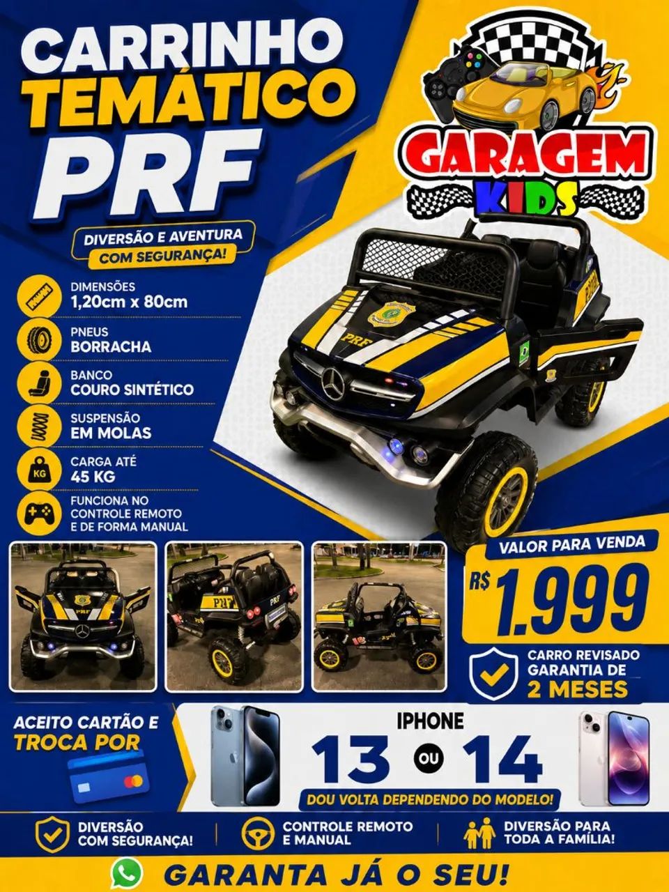 Carrinho elétrico 12v - Foto 4