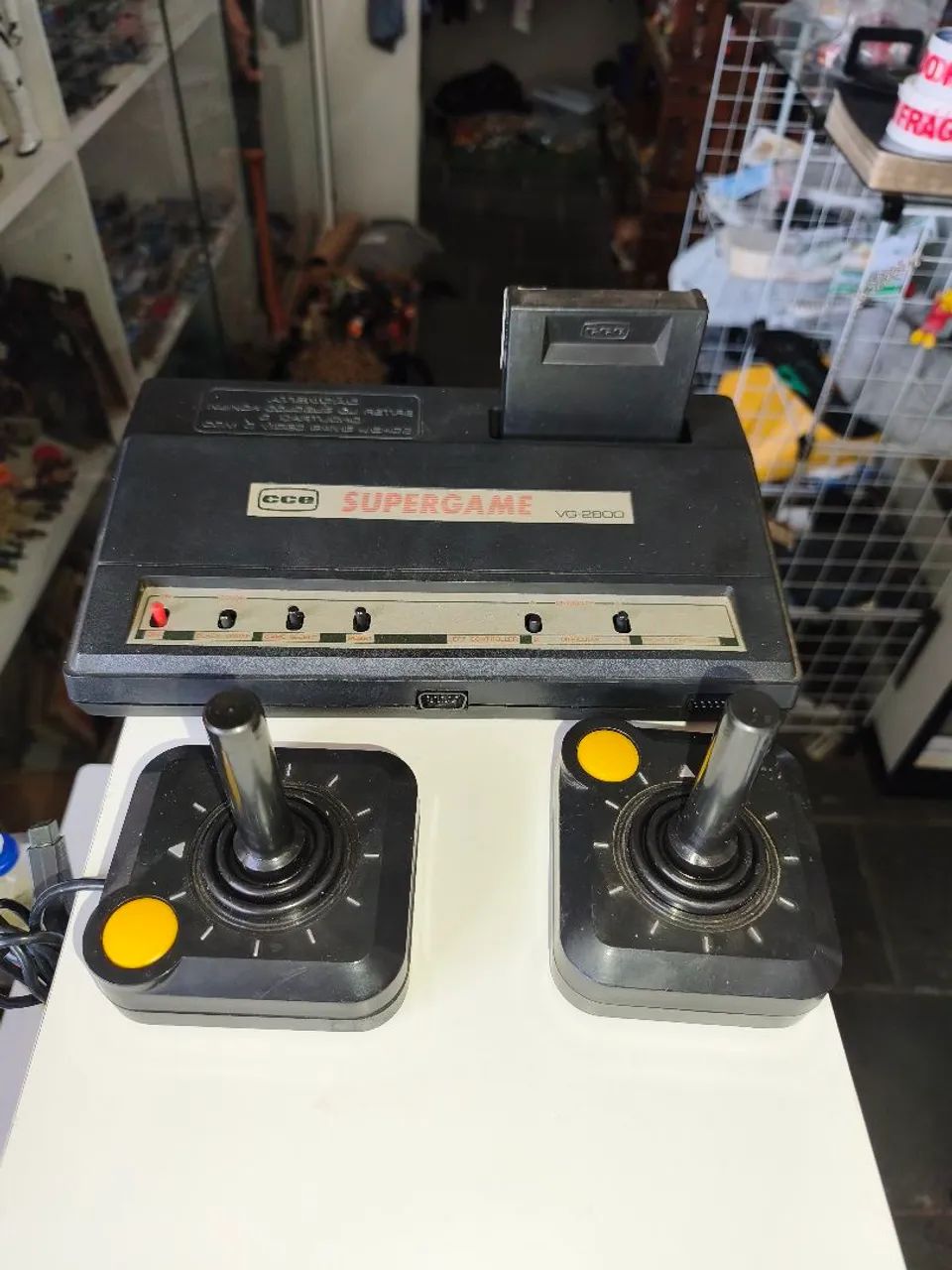 Vídeo game Atari CCE super game anos 80