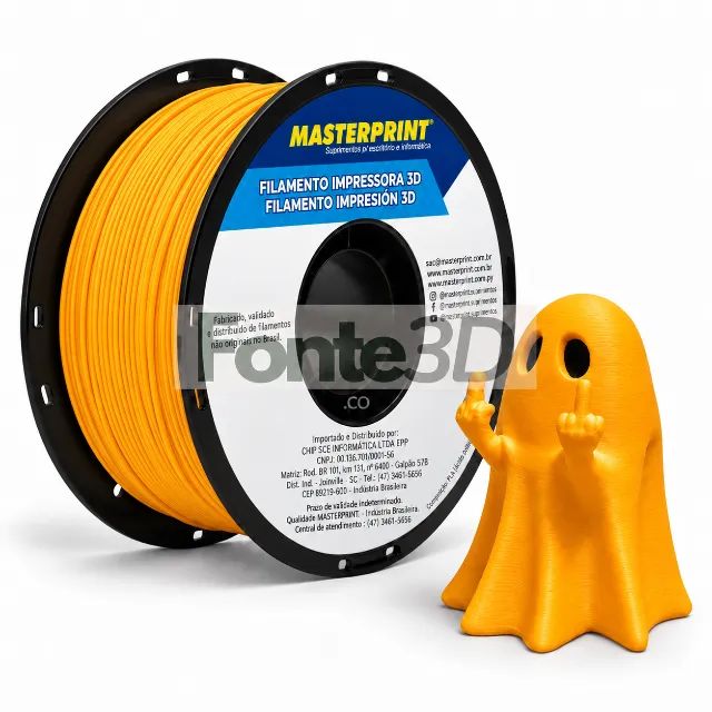 Filamento Petg Laranja - 1 Kg Masterprint