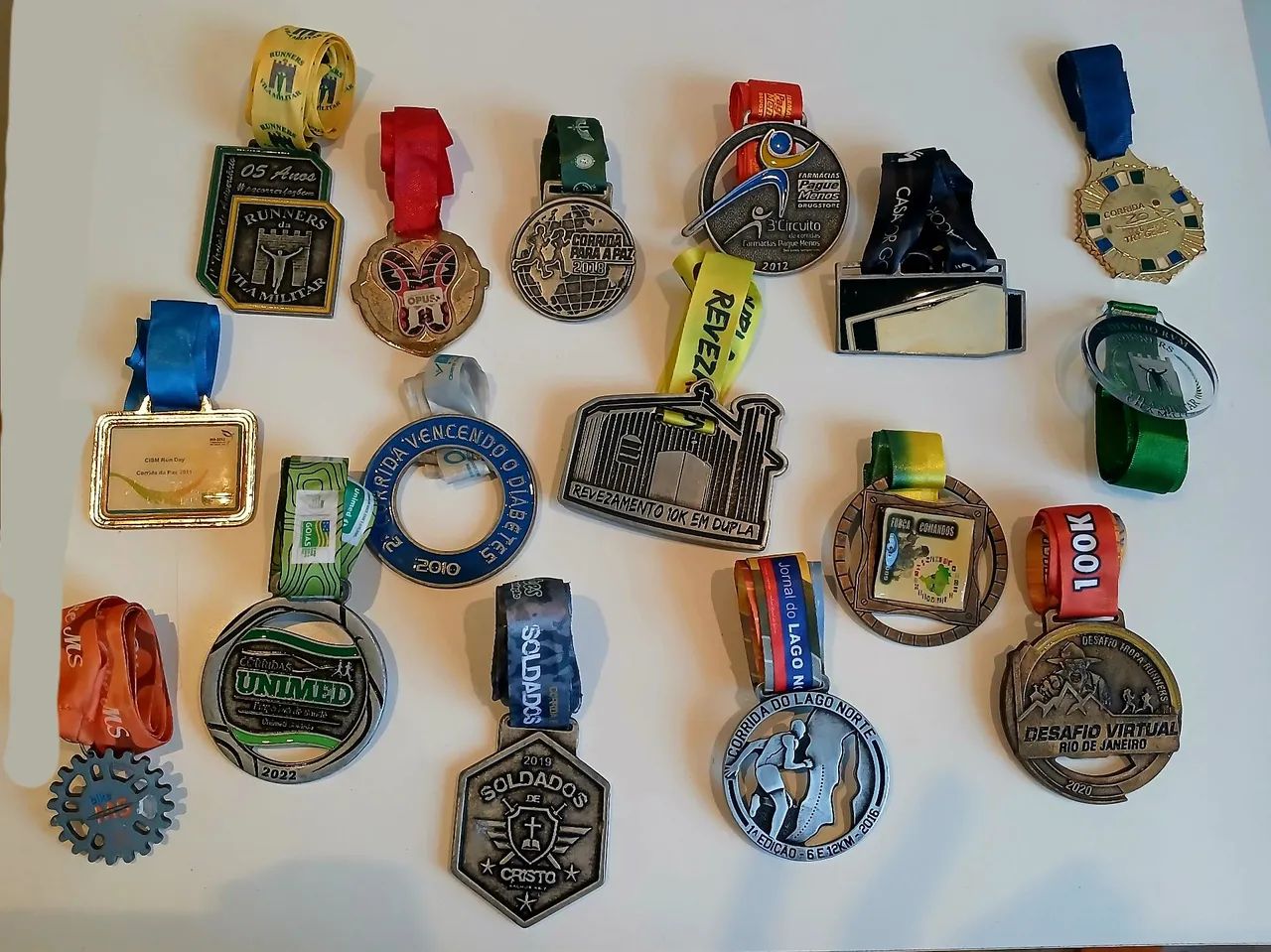 Kit 15 Medalhas de Corrida de Rua - Coleção Eventos Várias Etapas - Foto 4