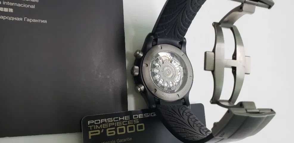 Relógio Porsche Design Dashboard Chronograph/p 6612 Autenticado - Foto 5