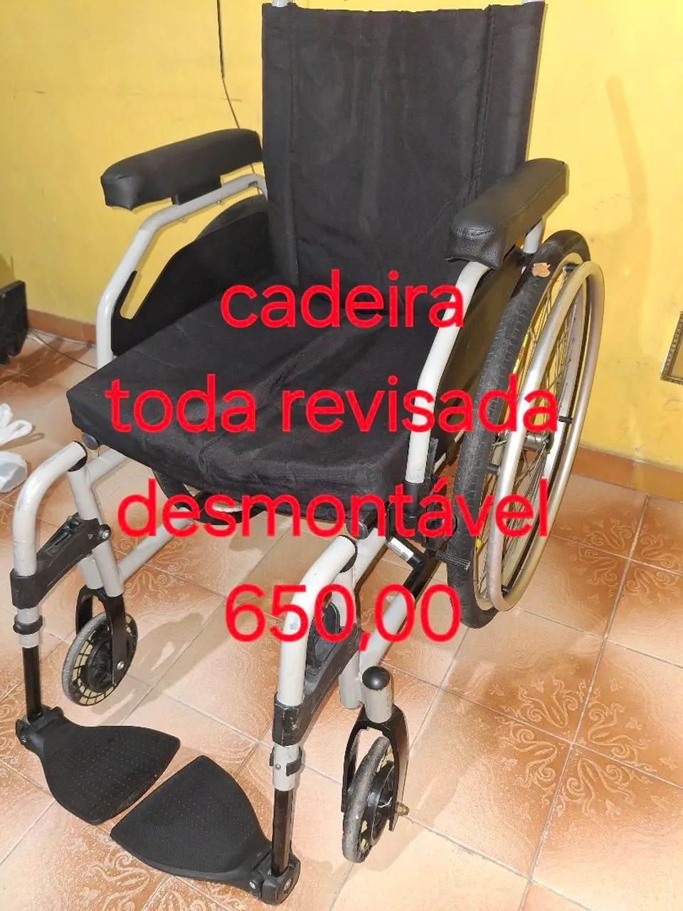 Cadeira de Banho com Rodas - Foto 4