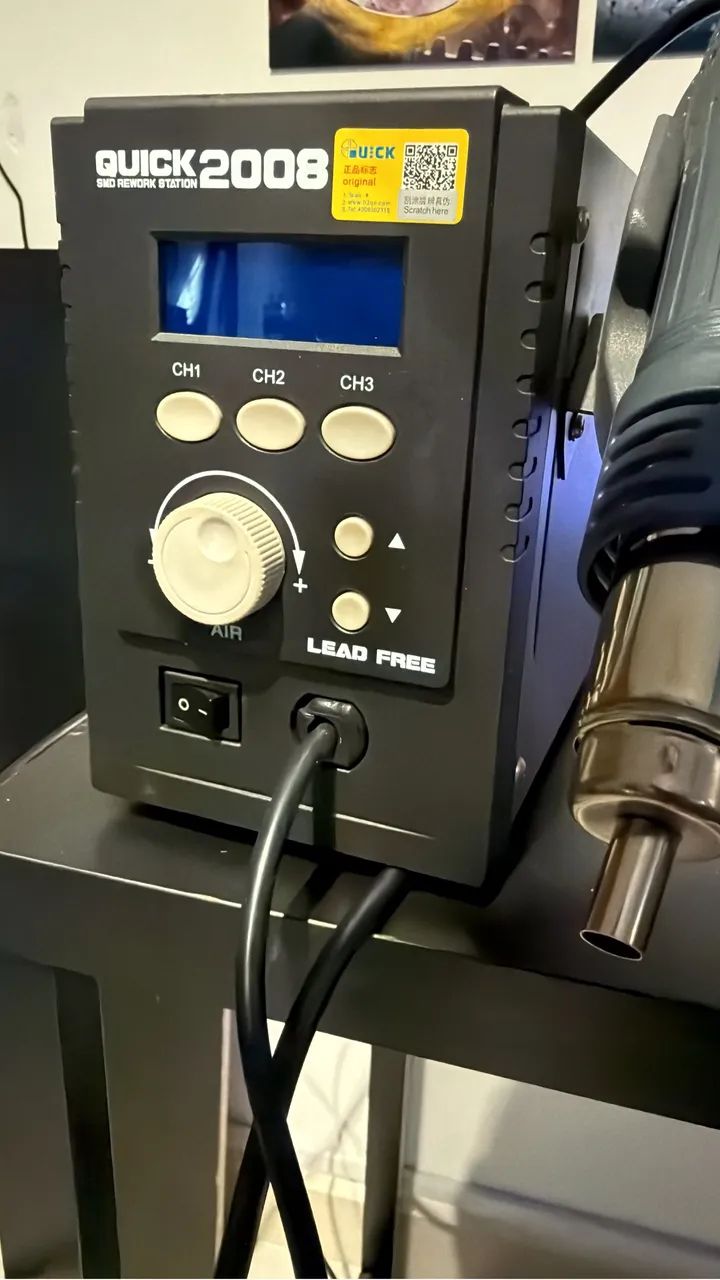 Estação de Retrabalho Ar Quente