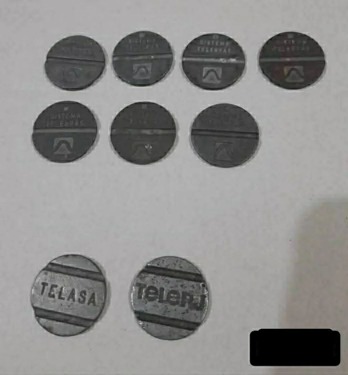 Lote fichas telefônicas 