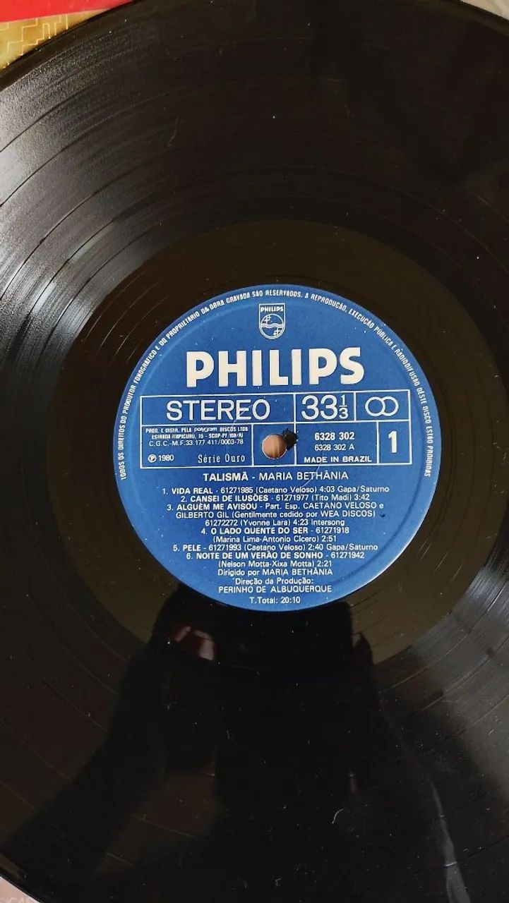Disco vinil Maria Bethânia talismã com poster  - Foto 3