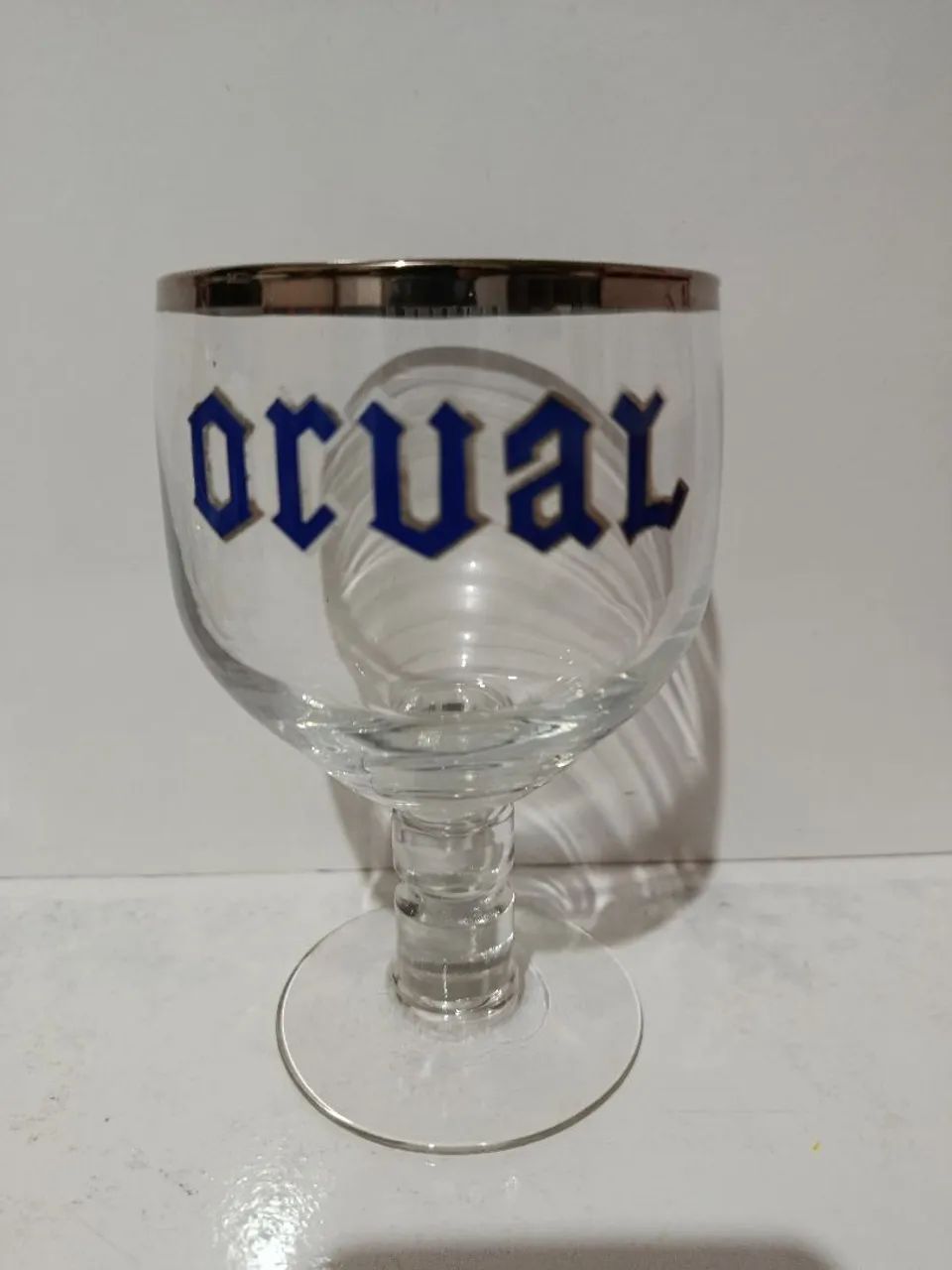 TAÇA CERVEJA ORVAL RARIDADE  COLEÇÃO 