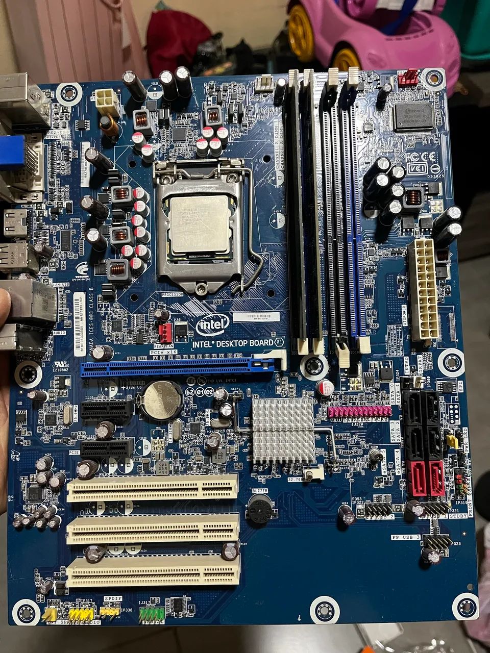 Placa mãe com processador core I3 primeira geração  - Foto 4