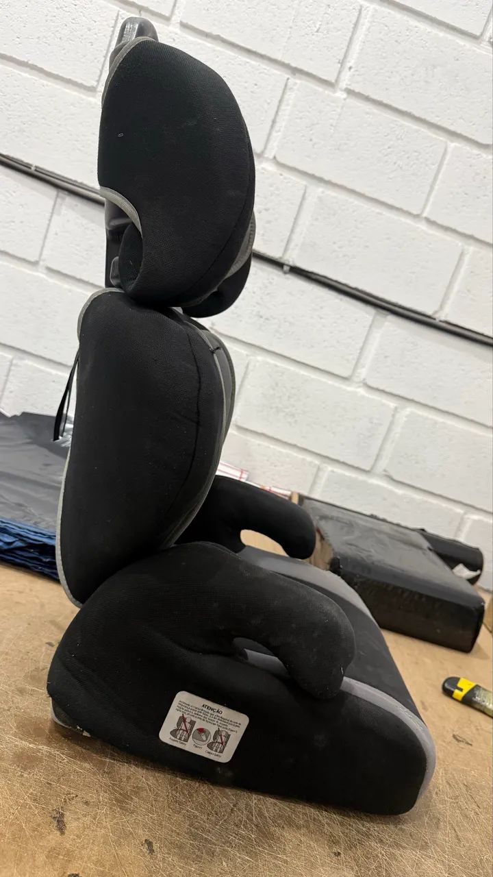 Bebê Conforto Tutti Preto e Cinza, Conservado
