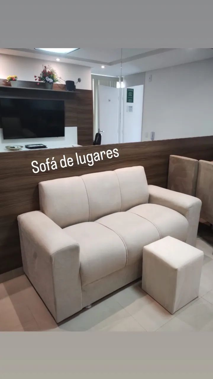 Sofá de 3 lugares. Mais entrega mega Juruá 
